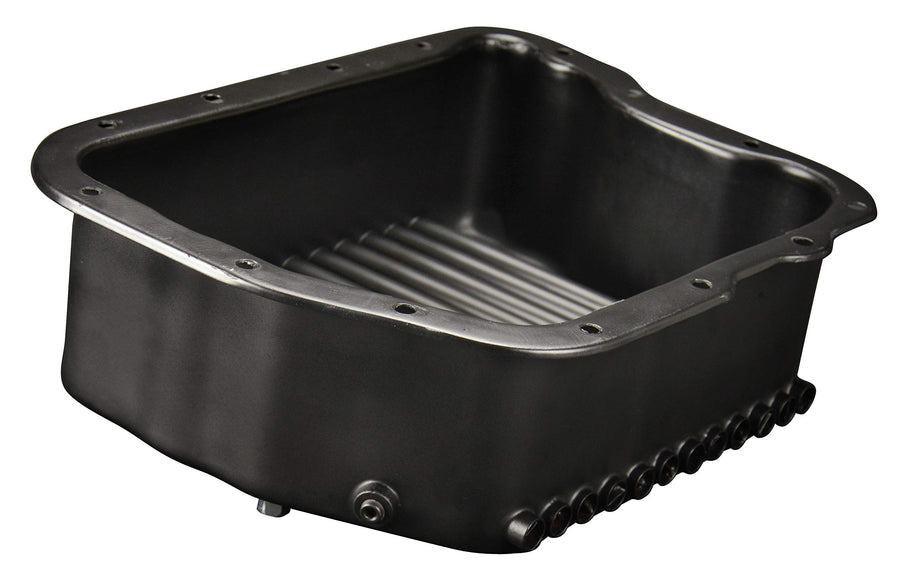 Transmission Cooling Pan Derale 14210 for Dodge A518 (46RH, 46RE) / A618 (47RH, 47RE, 48RE), Black