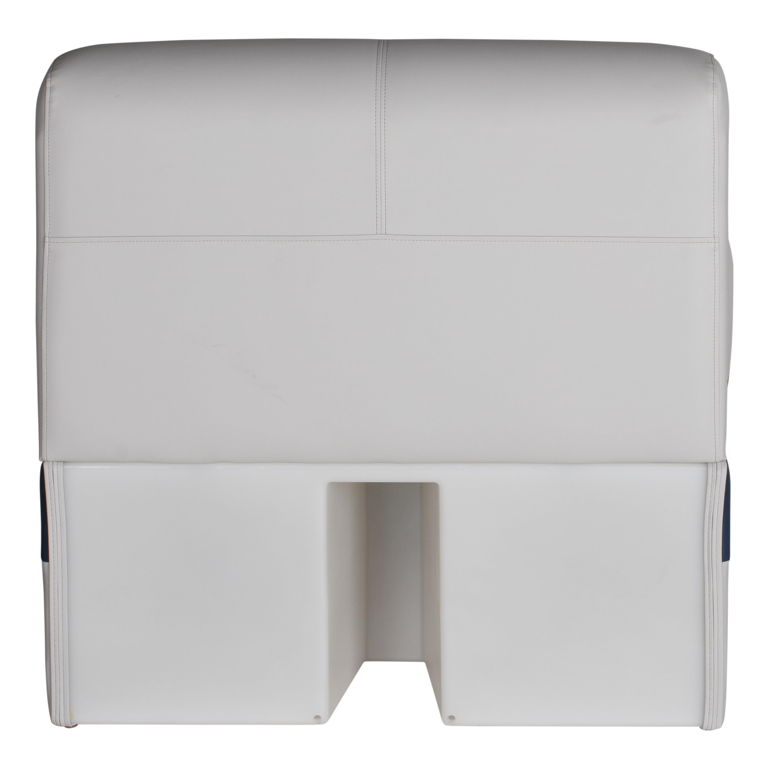 30" Lippert Sunset Collection Straight Pontoon Bench Seat, Contoured Foam Cushioning, Durable Marine-Grade Vinyl, Built-In Dry Storage, Poly Frame, 30"L x 28"W x 30"H - 2024021584