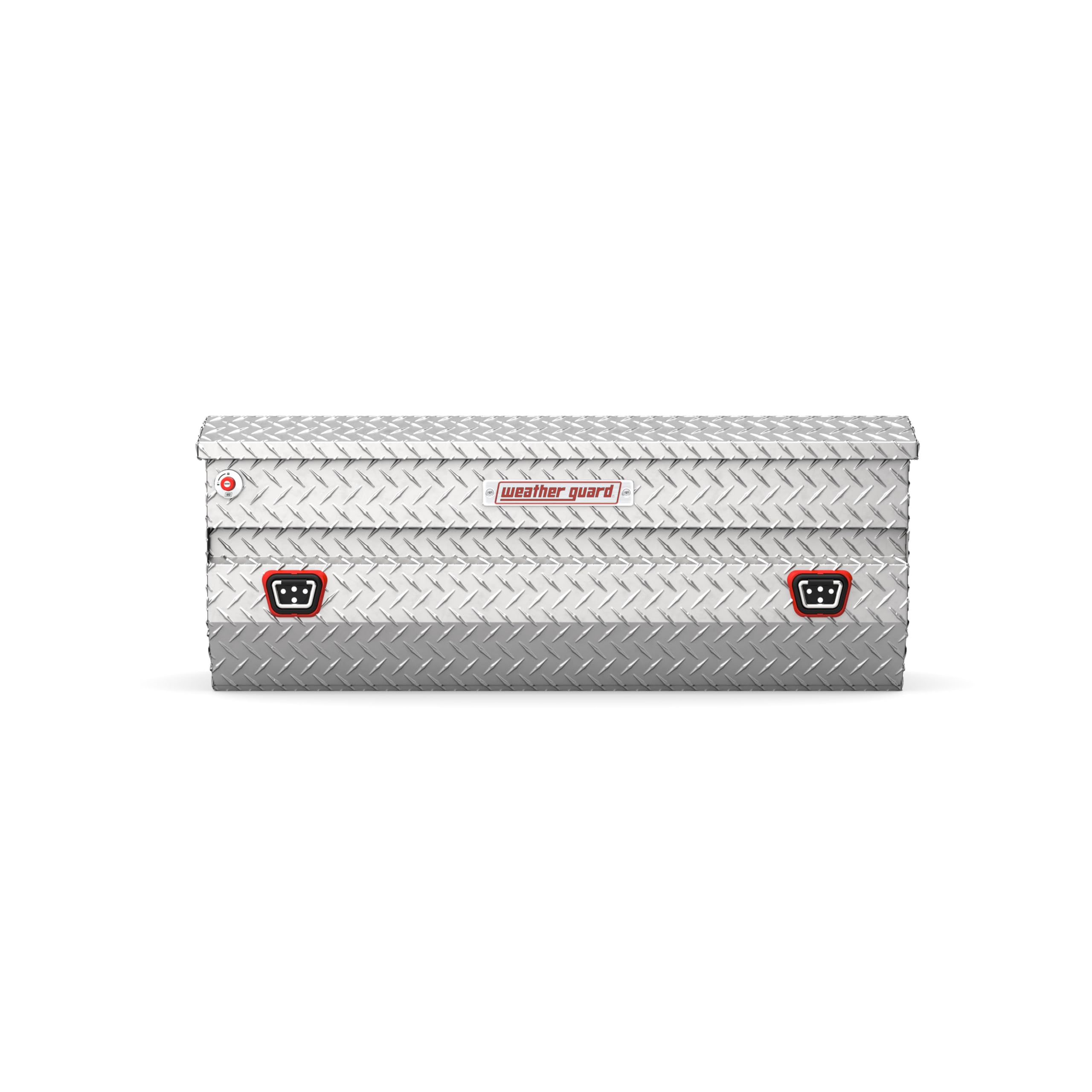 624-0-04 Weather Guard Aluminum All-Purpose Truck Tool Chest, Fits Full and Compact Size Trucks, 8.5 cu ft Storage Capacity (Clear)
