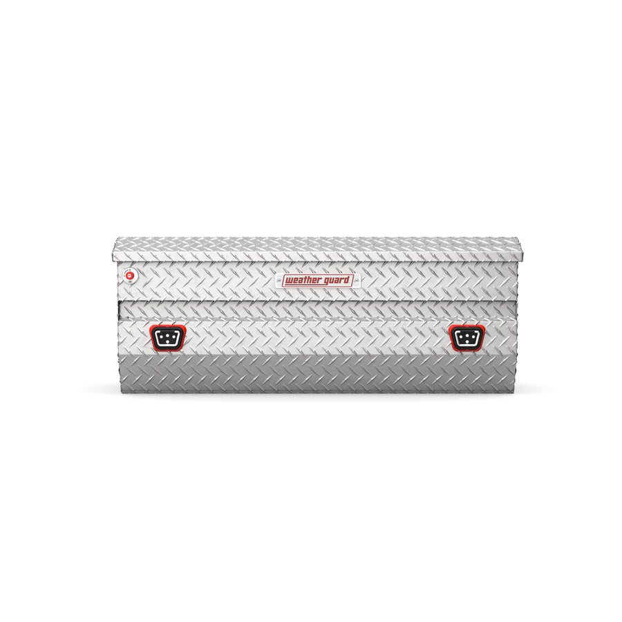 624-0-04 Weather Guard Aluminum All-Purpose Truck Tool Chest, Fits Full and Compact Size Trucks, 8.5 cu ft Storage Capacity (Clear)