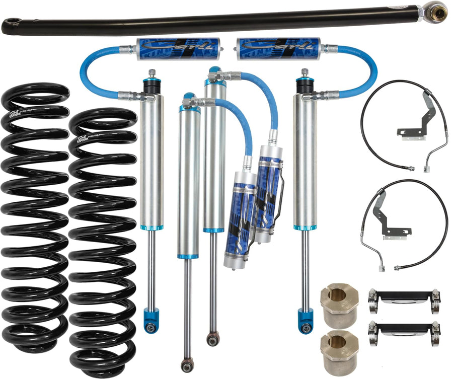 2.5 Pintop Carli Leveling System, Base, 2.5/3.5” Lift, 11-16 Ford F250/350, Gas