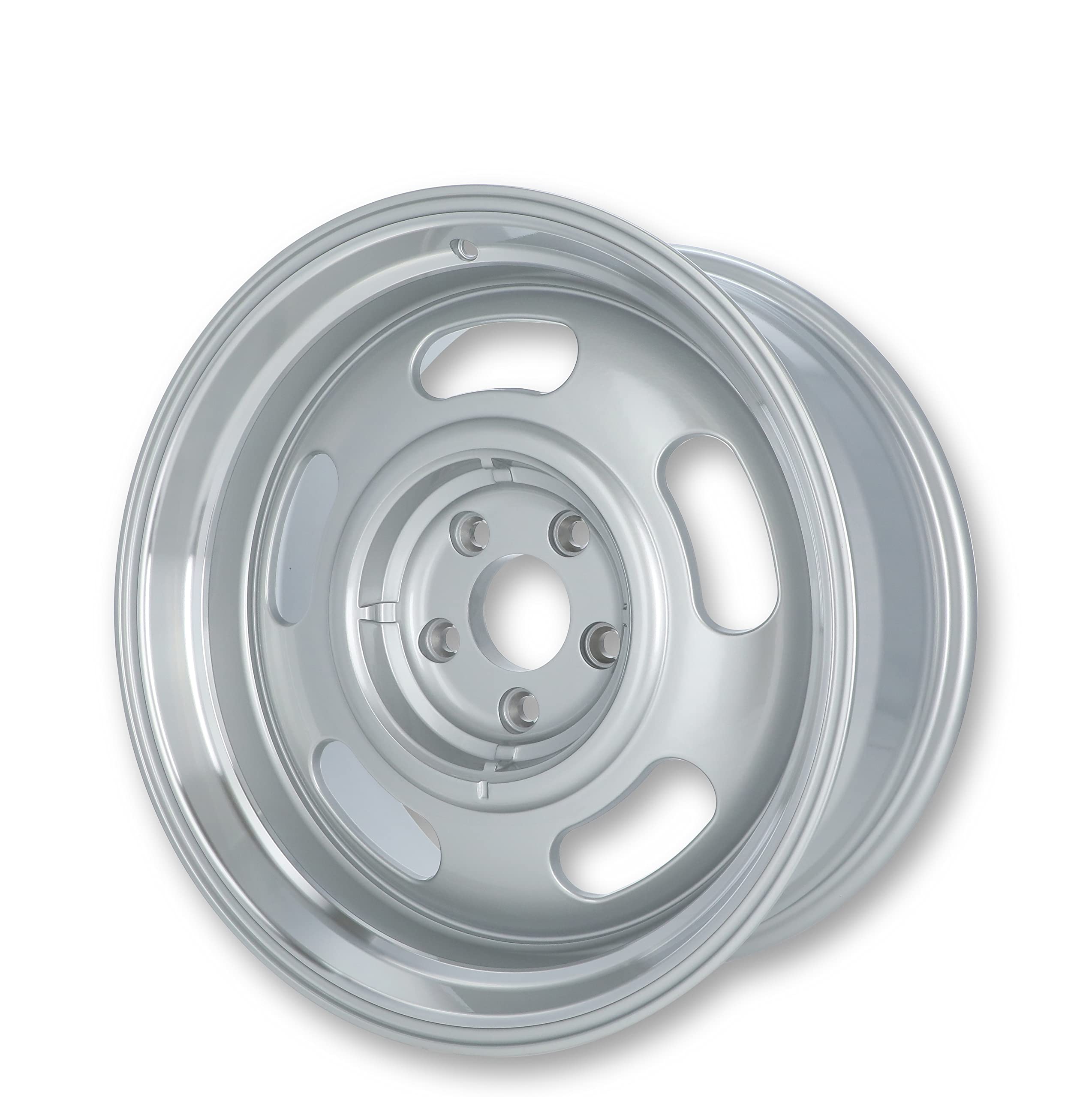107 Series REV Wheels 107S-8806100 Rally 18x8-4.5 bs - 5x4.75/5x120.65 -Gray/Machine Lip