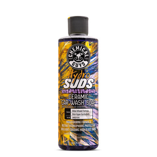 Chemical Guys HydroSuds Ceramic SiO₂ High Foaming Soap Car Wash - Foam Cannon Soap, Works with Foam Guns or Bucket Washes for Cars, Trucks, Motorcycles, RVs, and More, Berry Scent - 16 oz