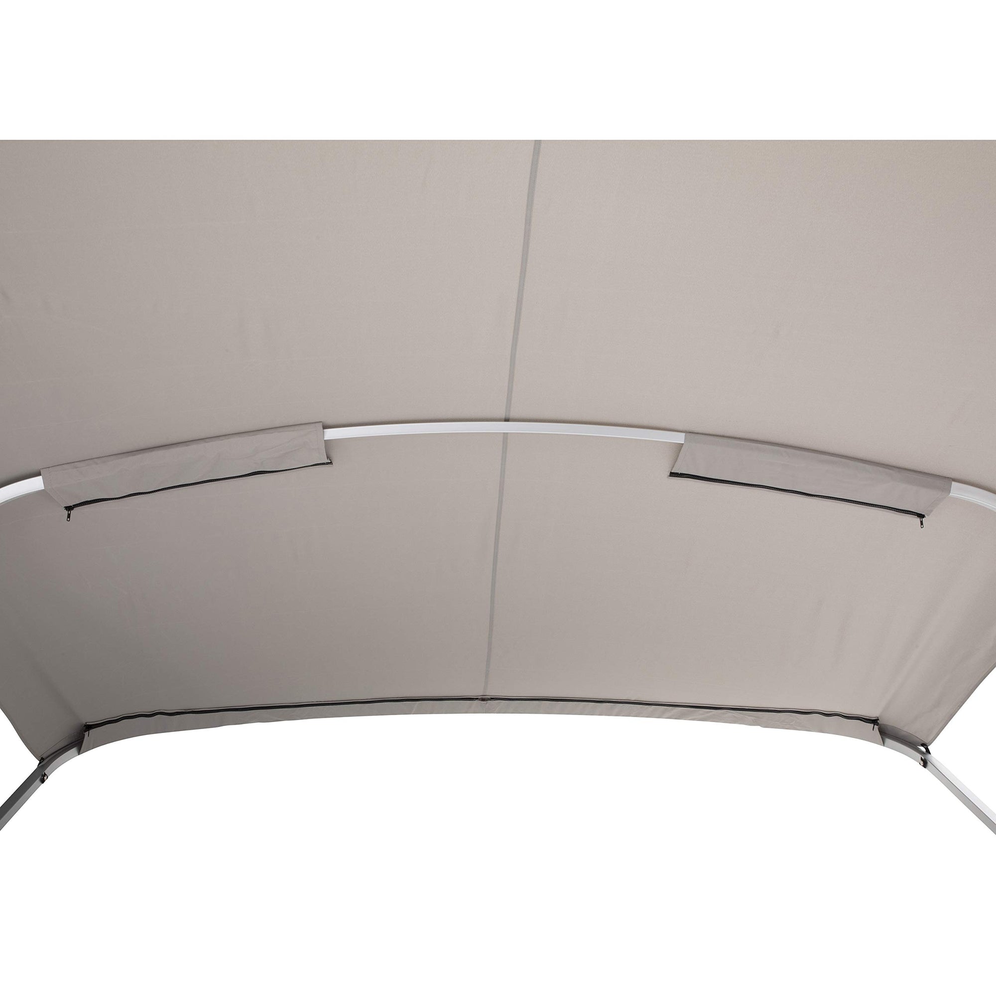 Power Bimini Replacement SureShade Canvas with Zippered Pockets | Gray Fabric