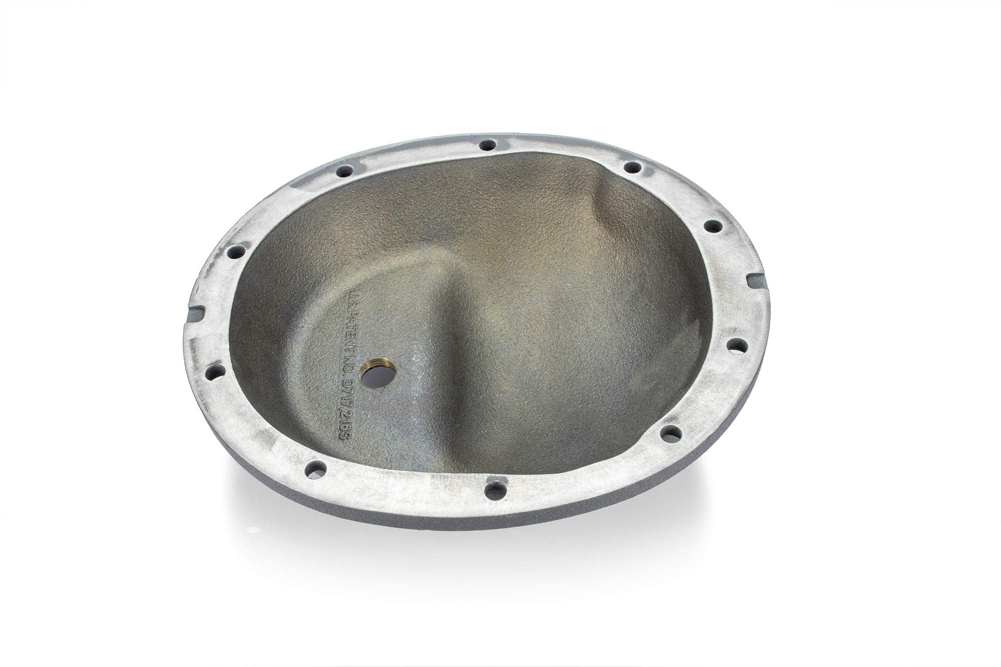 D-JP-110001-D30 | DV8 Offroad Differential Cover fits 2007-18 Wrangler JK with Dana 30 Axle | Increased Oil Capacity | Added Structural Rigidity | Tire Tread Pattern | Grey Powder Coat