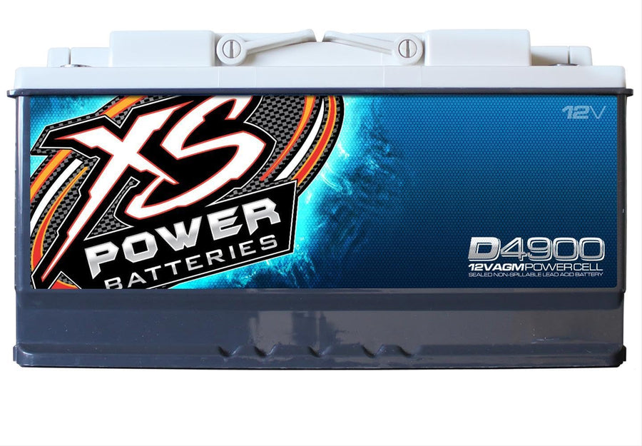 12V BCI Group 49 AGM Battery XS Power D4900 (Max Amps 4,000A, CA: 1075 Ah: 80, 3000W / 4000W)