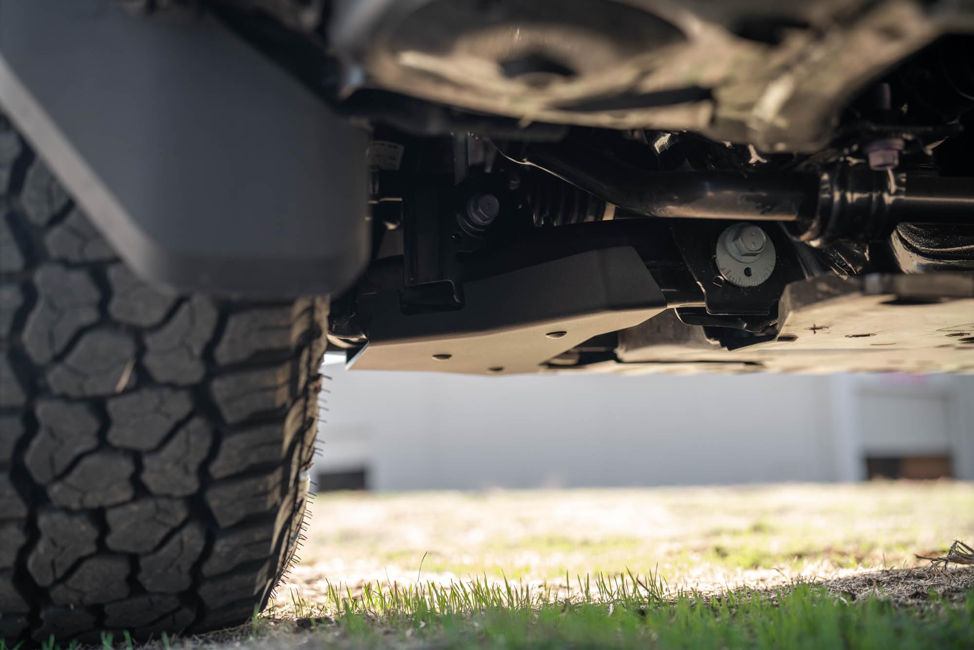 A-Arm Skid Plates DV8 Offroad for 2024-2025 Toyota Land Cruiser | Shields Factory A-Arms from Rocks & Debris | Reinforced Front Ends for Max Protection | Included Carriage Bolt Hardware | Steel | Pair