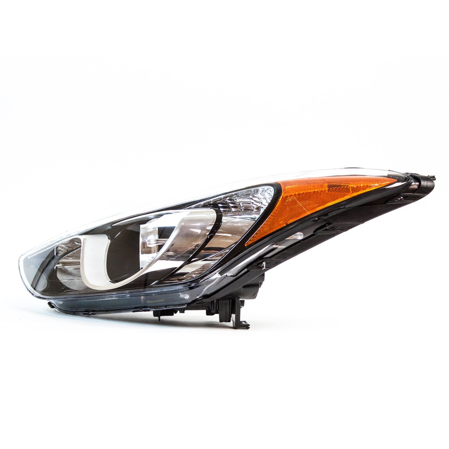 Left TYC Headlight Assembly Compatible with 2013-2017 Hyundai Elantra