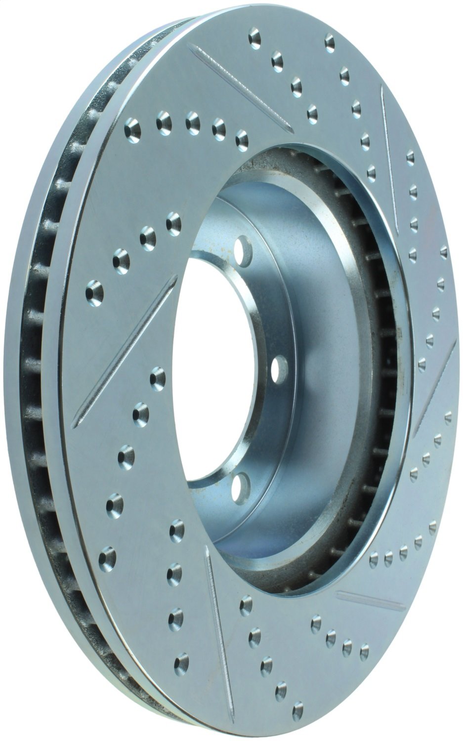 StopTech 227.44118R Brake Rotor Select Sport Drilled and Slotted; Front Right