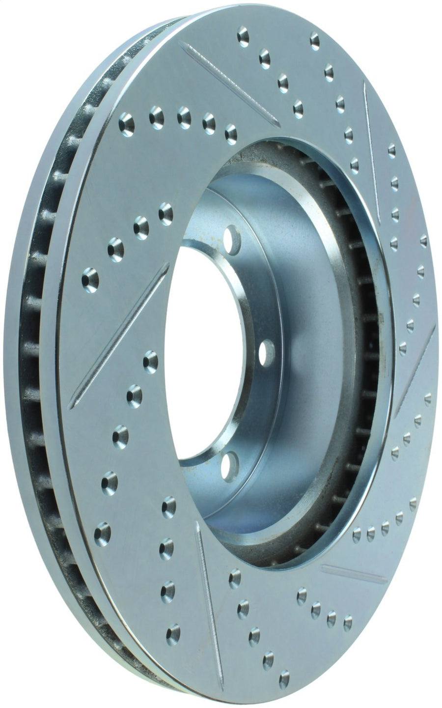 StopTech 227.44118R Brake Rotor Select Sport Drilled and Slotted; Front Right