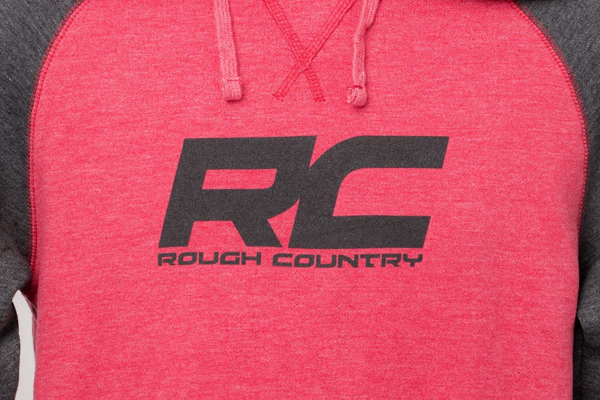 Hoodie Rough Country | Heater | Red/Gray | SM - 84083SM