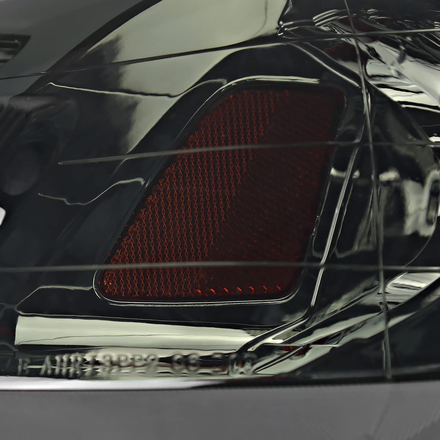 Smoke SPEC-D TUNING Headlights w/LED Strip Compatible with 1999-2000 Honda Civic EK/EJ/EM