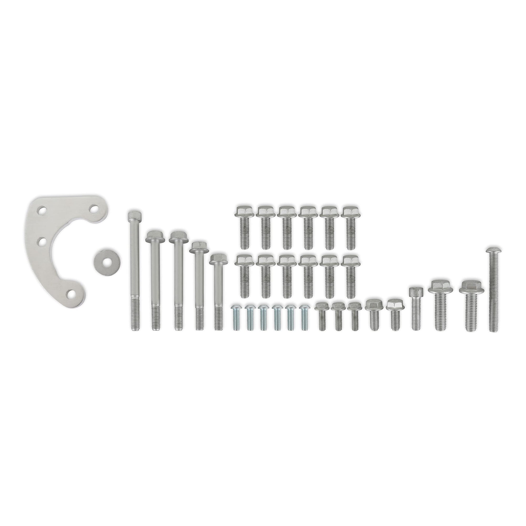 20-310 Holley Complete Front Accessory System - High Mount - Natural Cast Finish