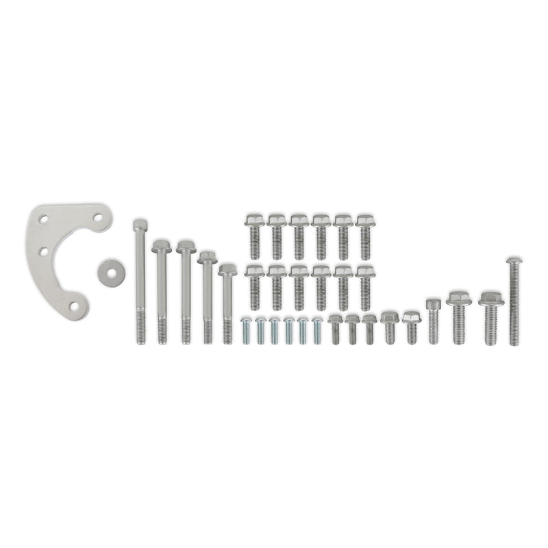 20-310 Holley Complete Front Accessory System - High Mount - Natural Cast Finish