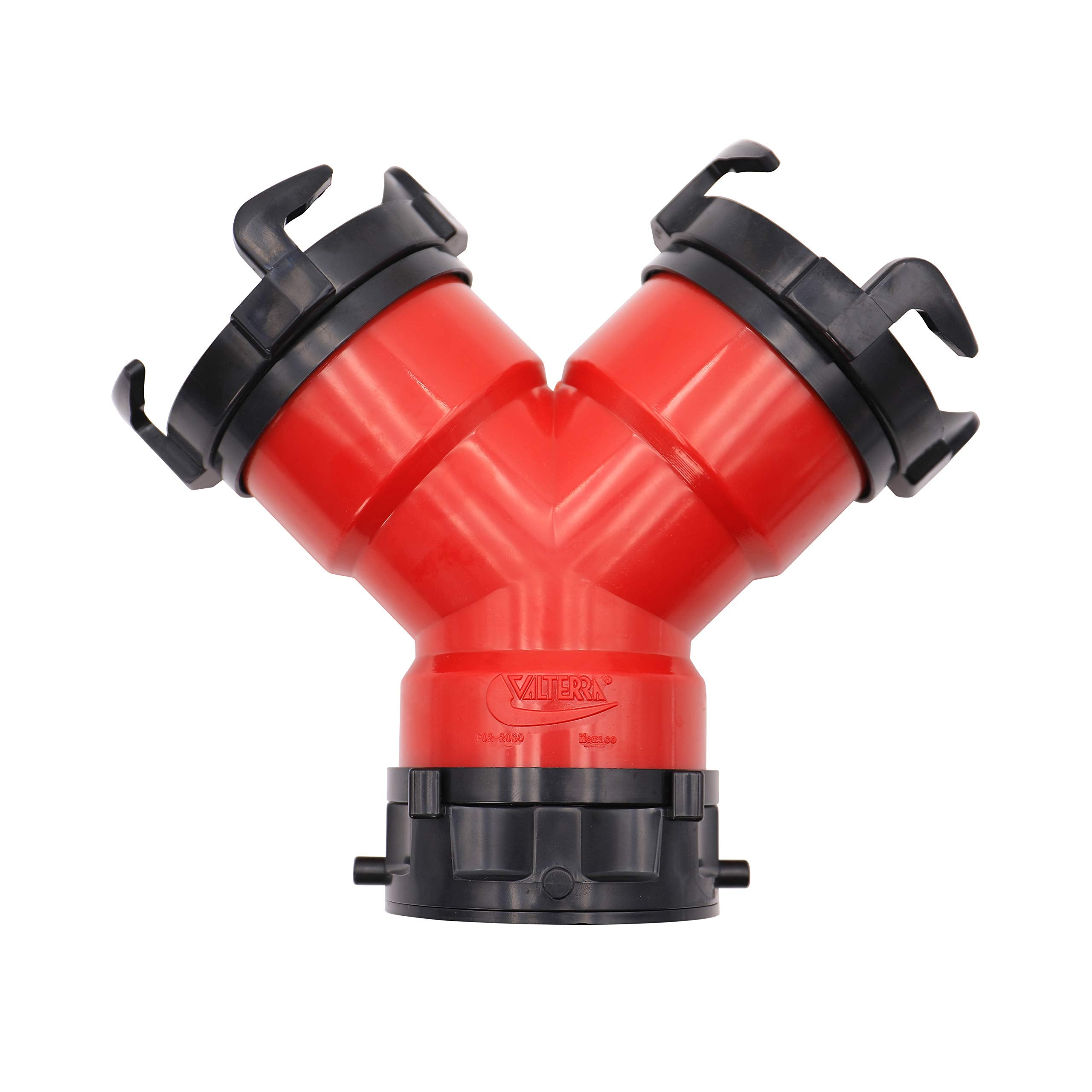3" Valterra F02-2030 Rotating RV Wye with Bayonet Fittings, Red