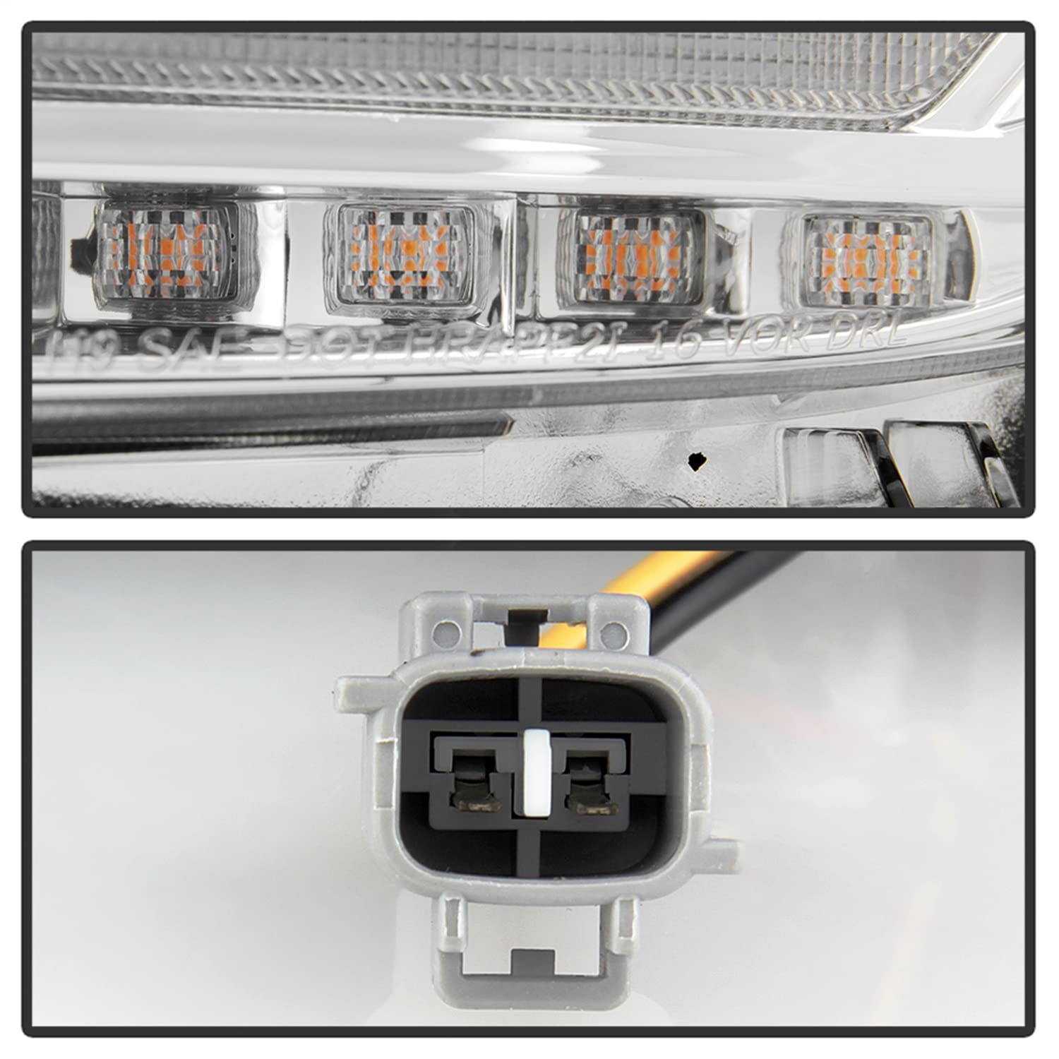 Projector Headlight Spyder - (PRO-YD-TT16LEDAP-C) Apex