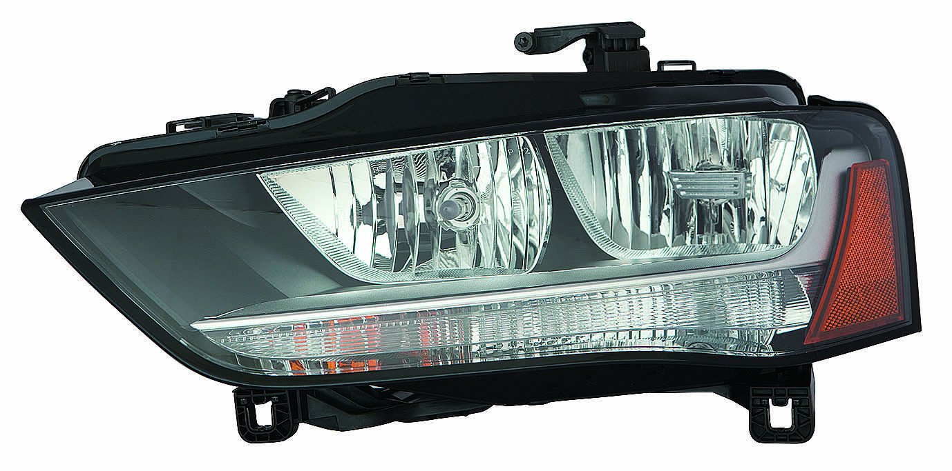 DEPO AUTO PARTS Halogen Driver Left Headlight for 2013 2014 2015 2016 AUDI A4 Priority