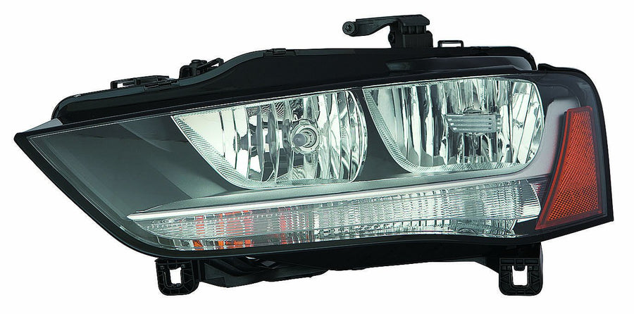DEPO AUTO PARTS Halogen Driver Left Headlight for 2013 2014 2015 2016 AUDI A4 Priority
