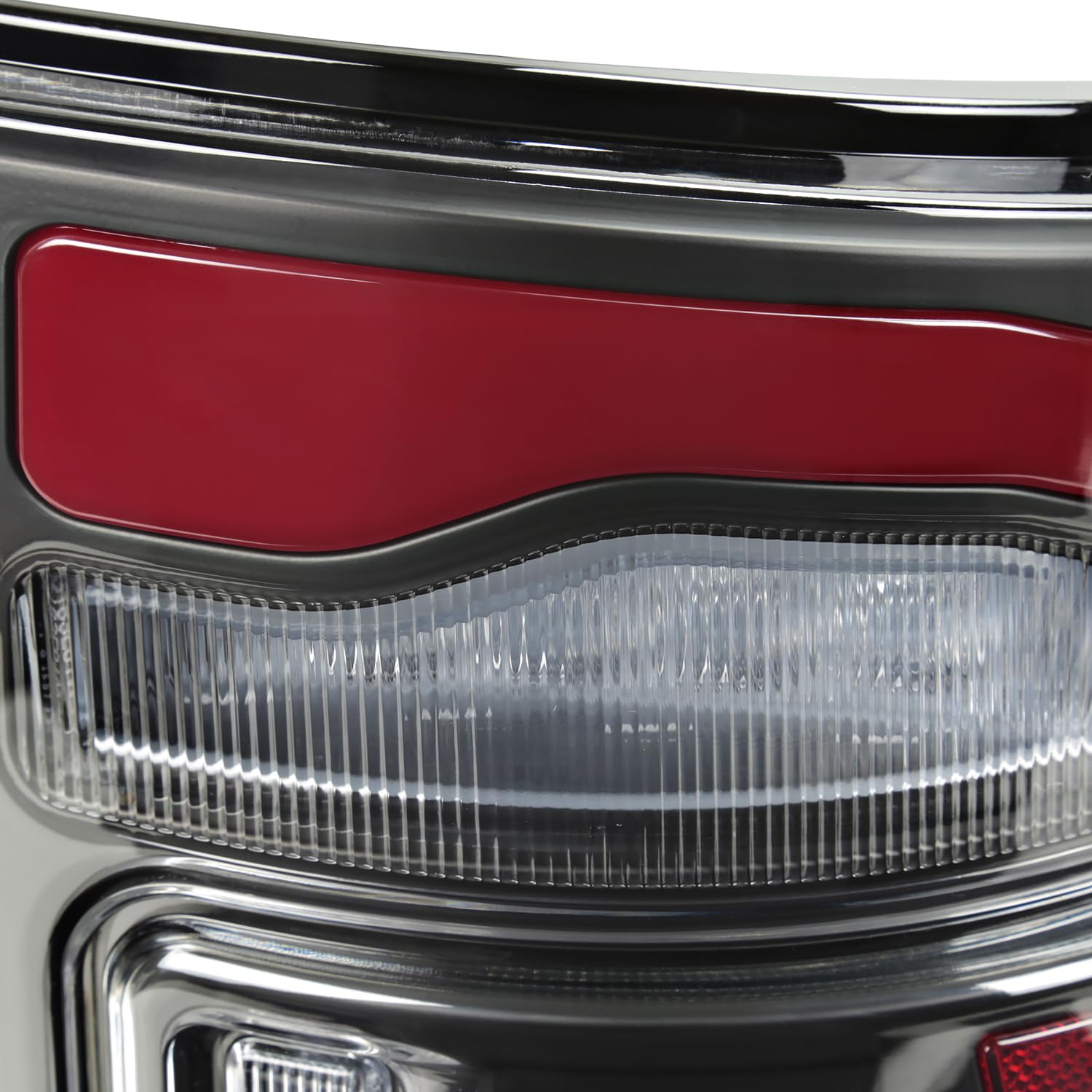 Black SPEC-D TUNING Sequential Tail Lights w/Red LED Strip and Startup Animation Compatible with 2013-2018 Ram 1500 2500 3500, Left + Right Pair Assembly
