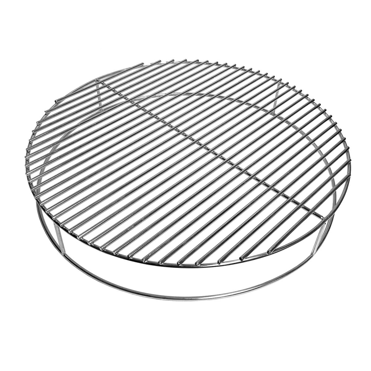Elevated Grill Grate Bayou Classic – Stainless Steel Cooking Rack for Ceramic Grills – Raises Food Above Flame for Better Heat Control