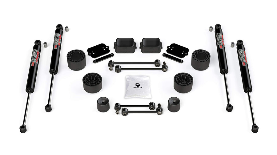 2.5” Performance Spacer Lift Kit & 9550 VSS Shocks TeraFlex JLU 4-Door Rubicon