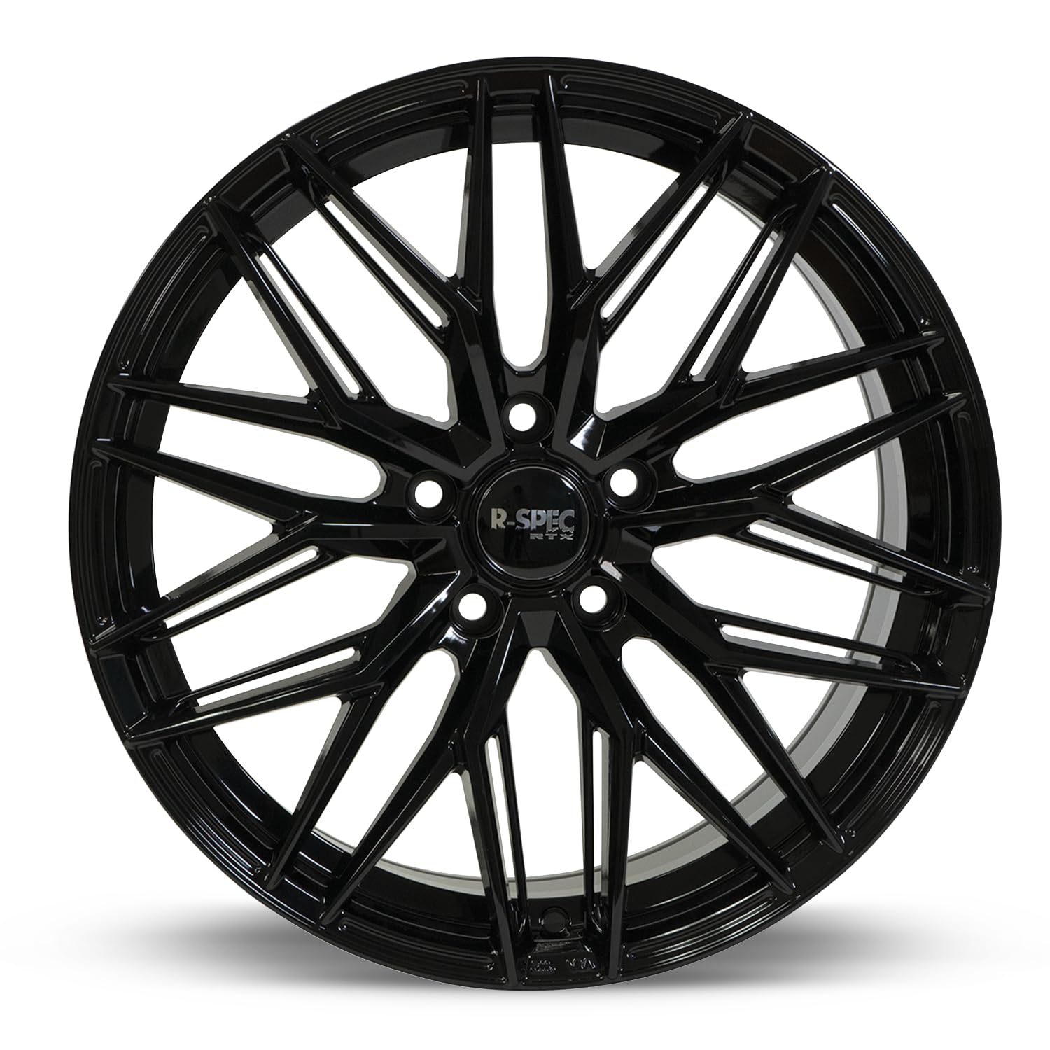 Custom RTX SW20 Wheel - 18x8.5, 45 Offset, 5x114.3 Bolt Pattern, 73.1mm Hub - Gloss Black Rim