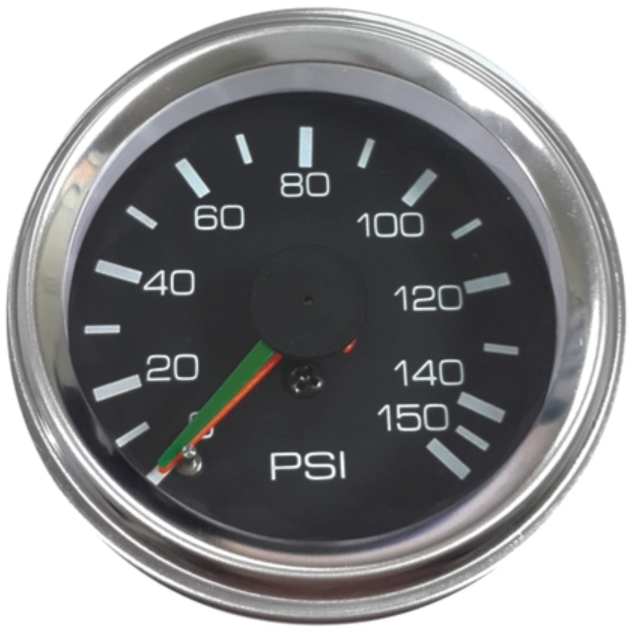 0-150Psi Bulldog Winch 42054B- Air Pressure Gauge 2 Inch Mechanical Lighted