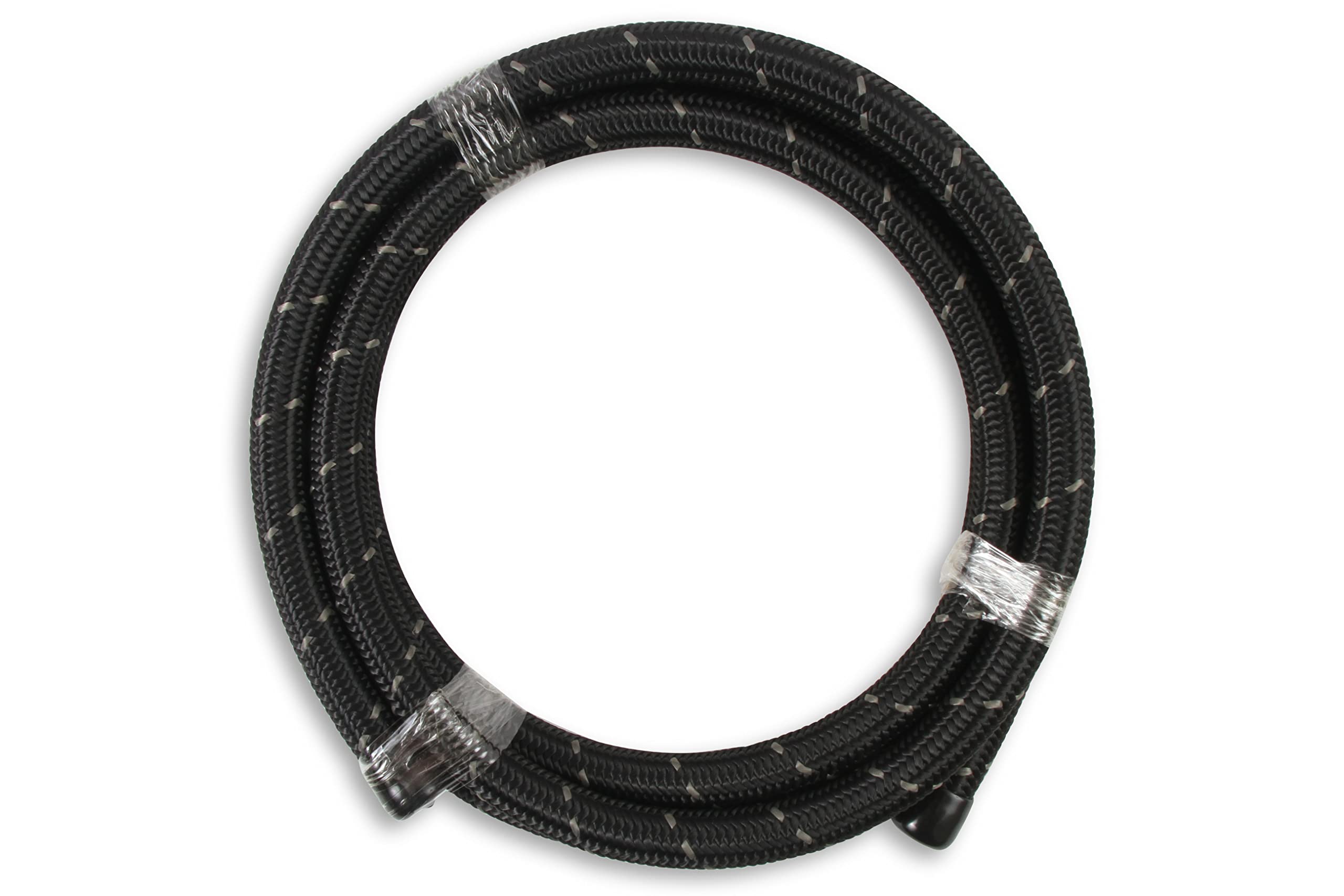 Black Braided Hose Mr. Gasket -10 6 Feet