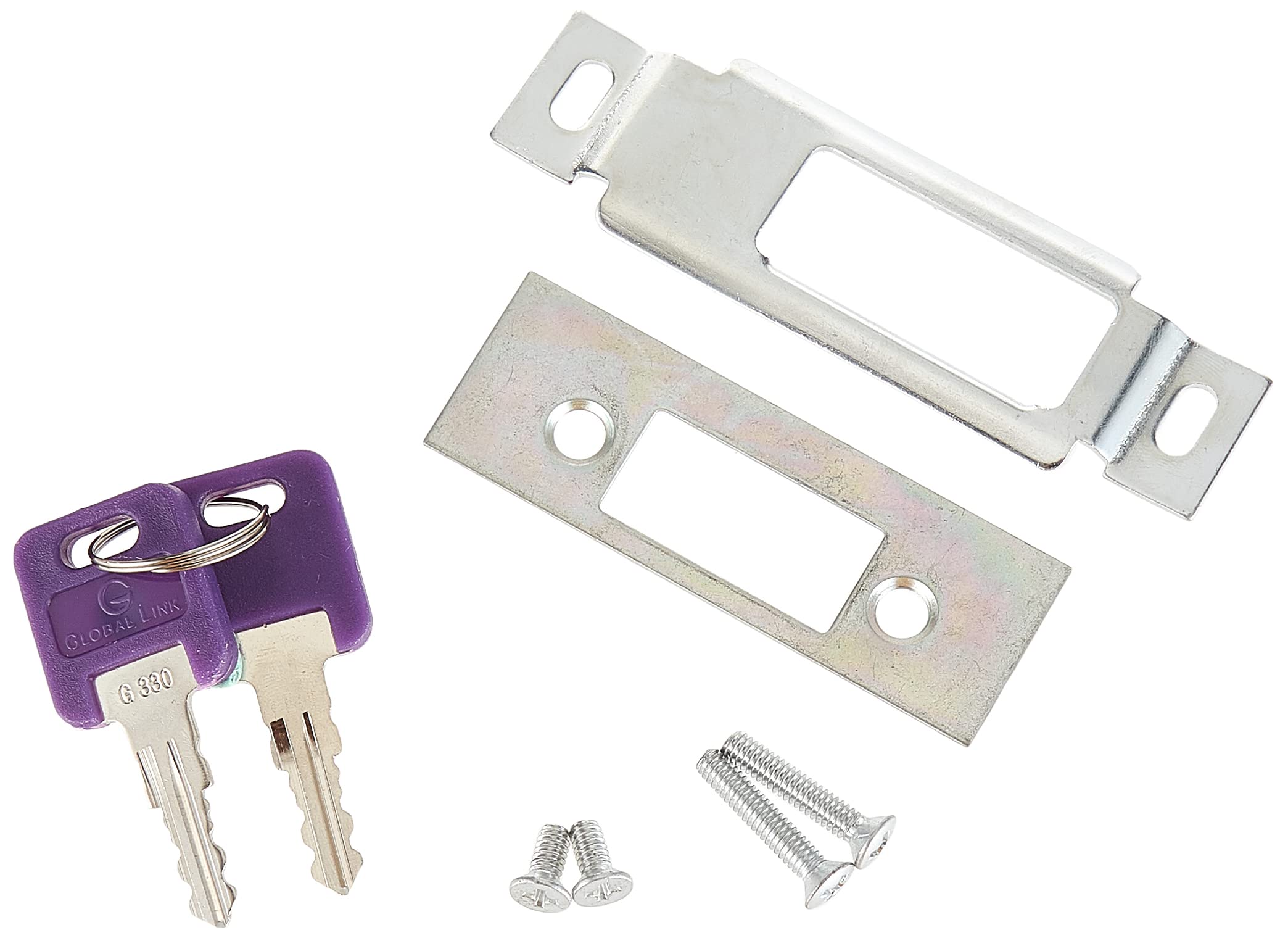 Lippert RV Baggage Door Standard Latch Kit for 5th Wheel RVs, Travel Trailers and Motorhomes, Lockable Security, Includes Handle, Edge Cover, Strike Catch, Keys, Hardware - 317649