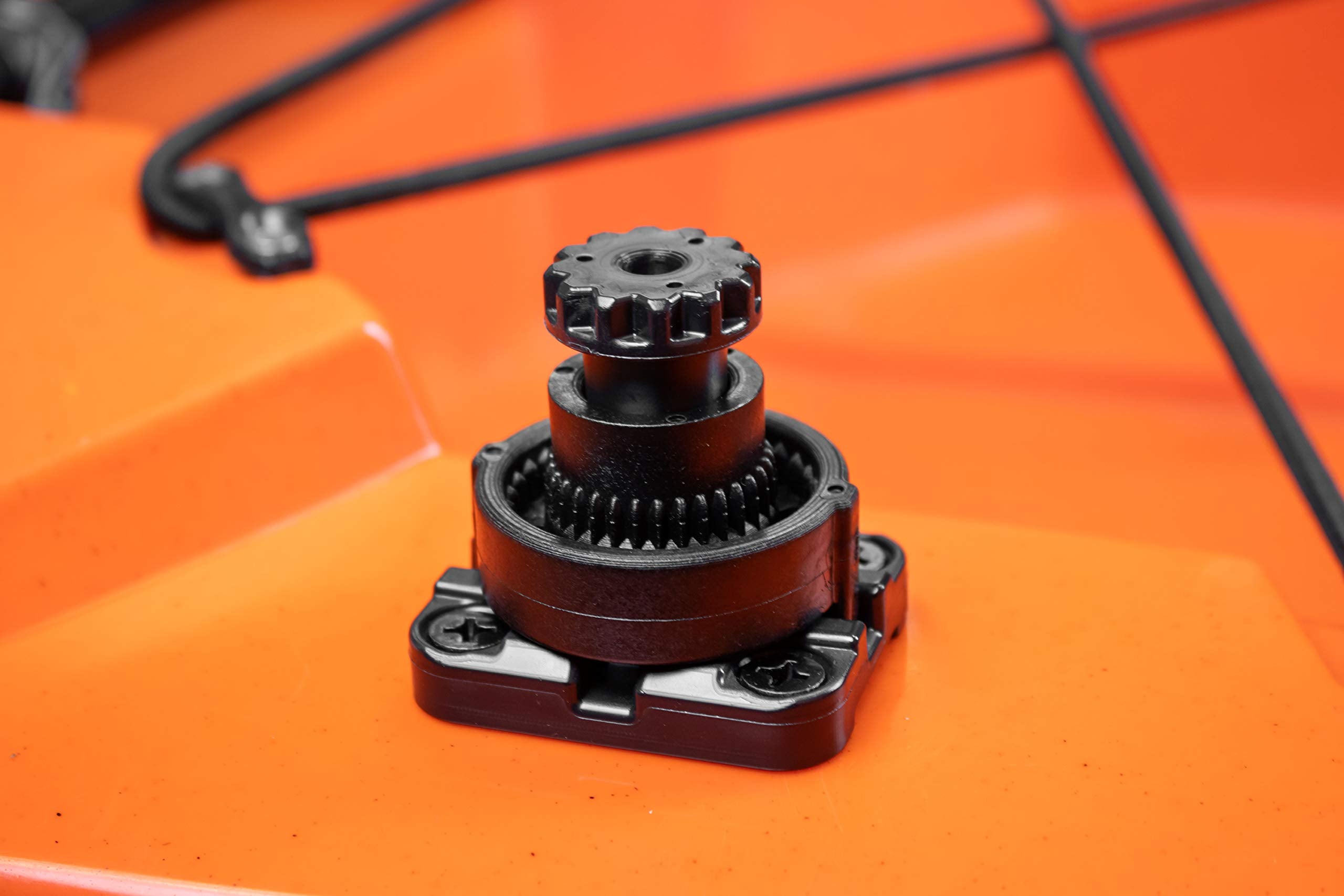 MightyMount II YakAttack with FullBack Backing Plate | Low Profile Kayak Accessory Mount with Hardware | Compatible with LockNLoad Rod Holders, Fish Finder Mounts & T-Bolt Accessories | Made in USA