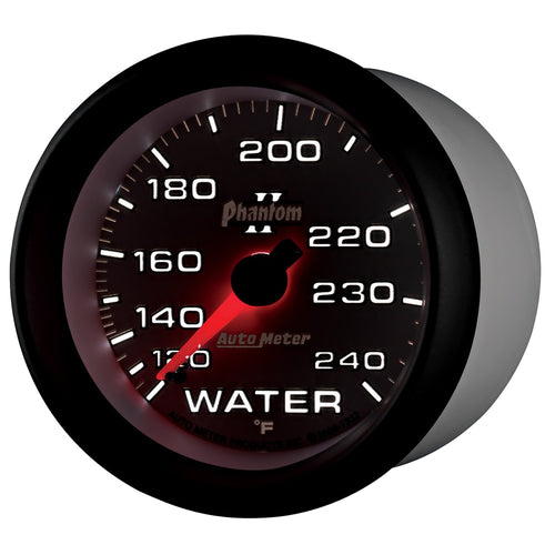 Auto Meter Phantom II 7832 2-5/8" 120-240 F Mechanical Water Temperature Gauge