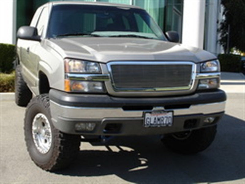 Horizontal T-Rex 58101 Polished Aluminum Framed Billet Grille