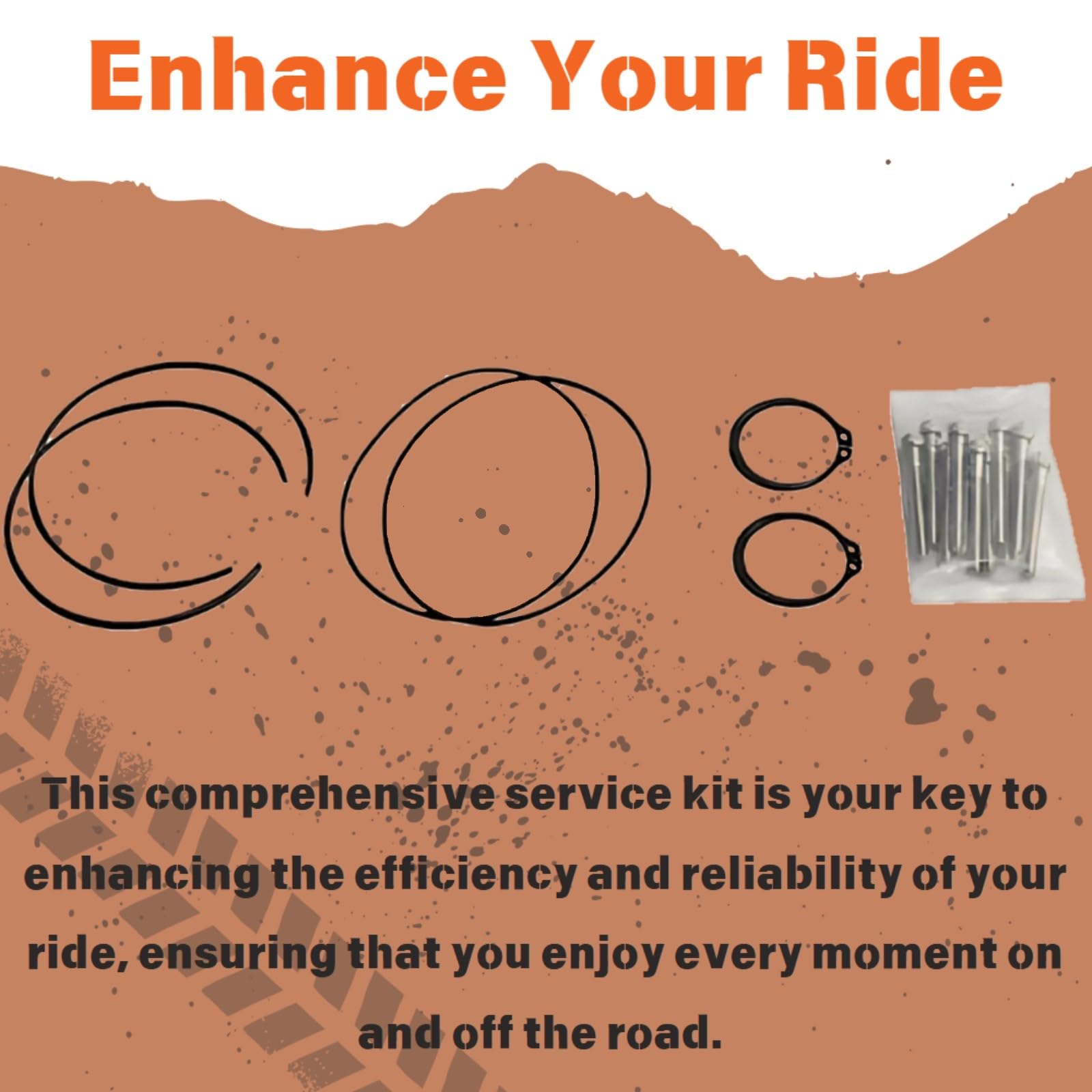 MILE MARKER Hubs Service Kit 402SK for 104 & 302 Hubs - Better Performance - Includes Necessary Hardware - Improved Handling - Smoother Operation - Engineered for Durability and Precision
