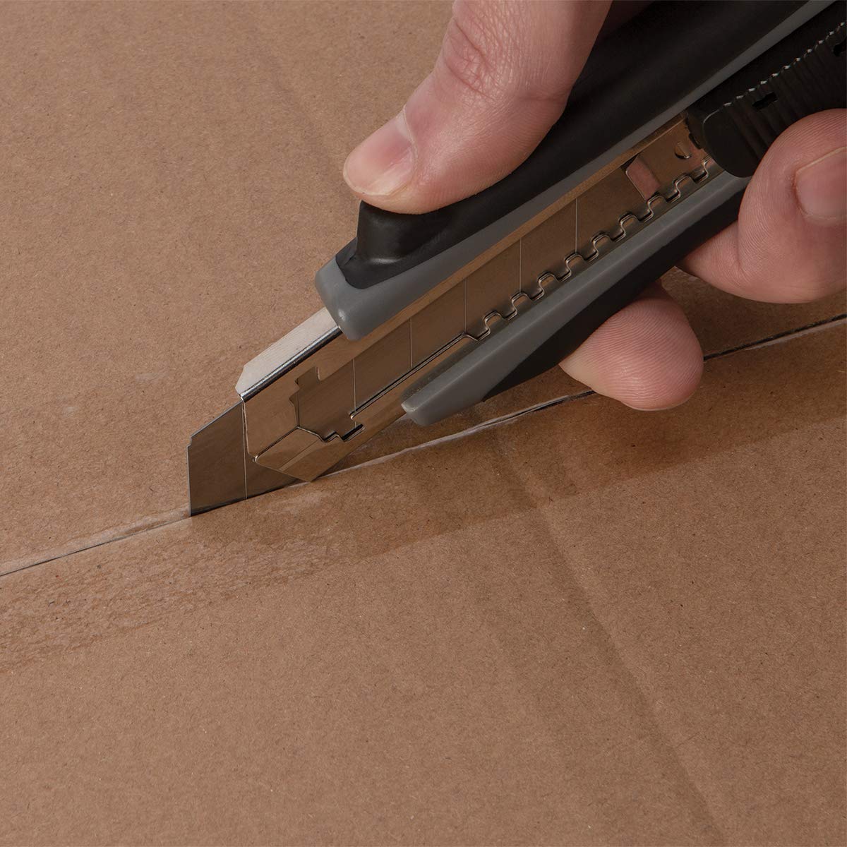 W2613 Performance Tool Auto-loading Snap-off Blade Utility Knife with Non-slip Grip and On-board Storage - Includes 3 Sk5 Blades with 8 Edges Each
