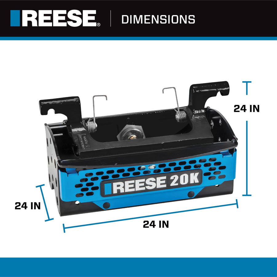M5 Reese 30884 Fifth Wheel Hitch Center Section, 20,000 lbs. Capacity, Legs & Head Sold Separately