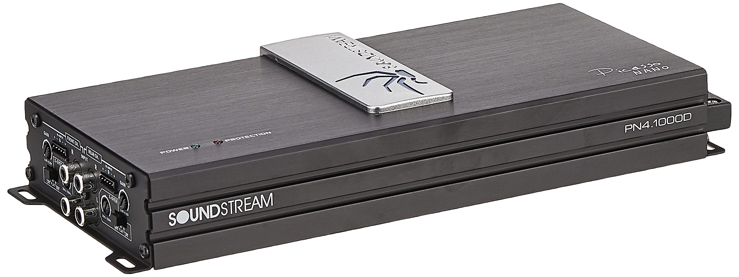Soundstream 1000W PN4.1000D 4-Channel Picasso Nano Series Class D Amplifier, Gray