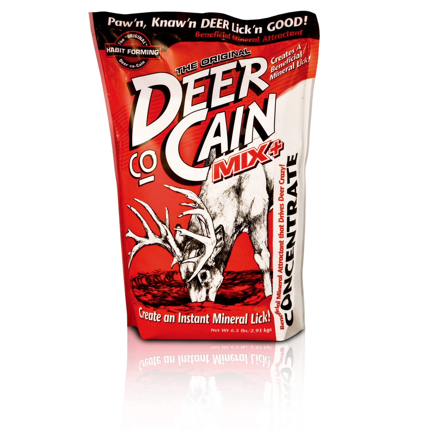 HABITATS Evolved Deer Co-Cane Powder Mix 6.5 lb Deer Mineral Attractant - Fast & Easy to Use All Year-Round Concentrated Mineral Lick Food Supplement for Deer
