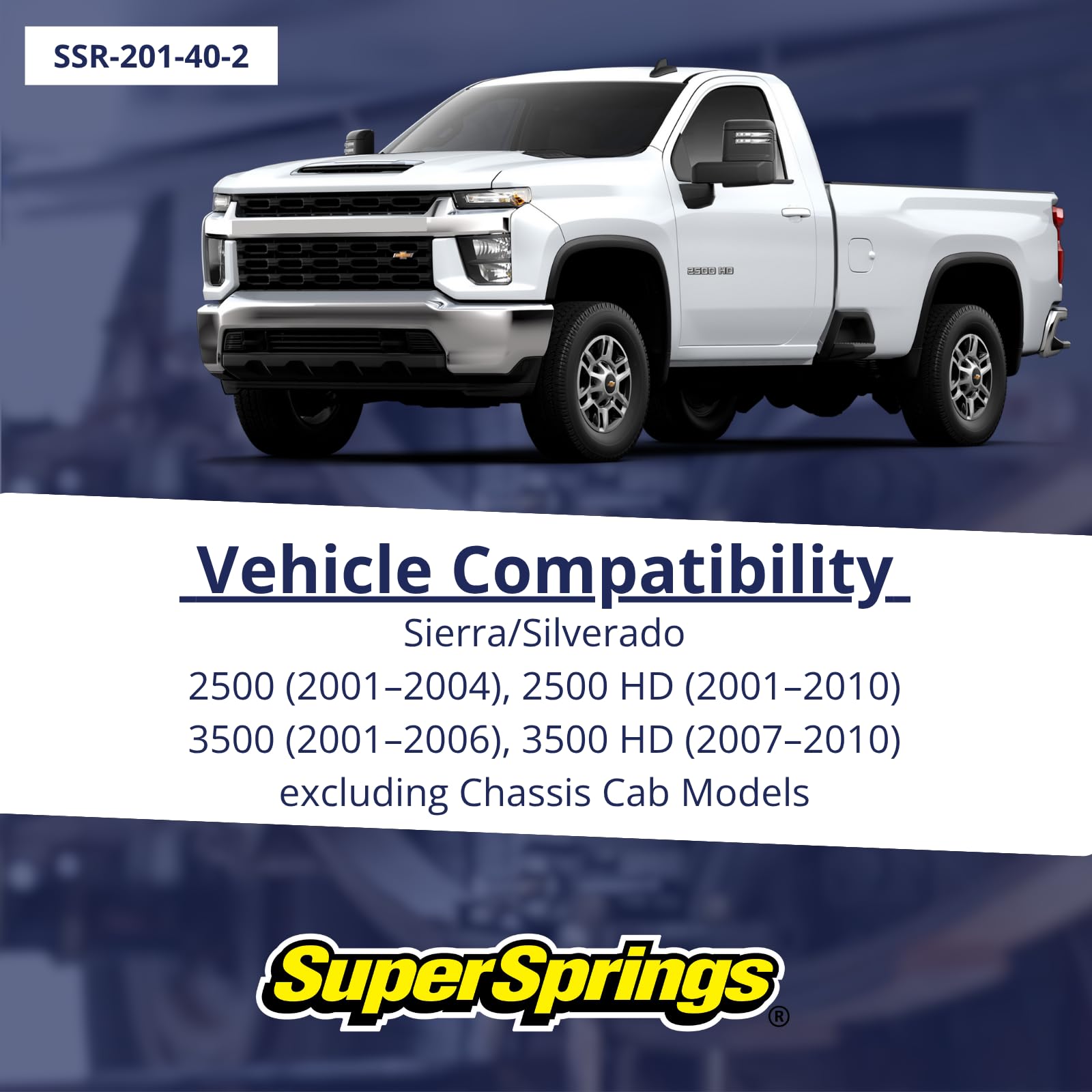 SumoSprings Rear for Chevrolet Silverado 2500|3500, GMC Sierra 2500|3500 SSR-201-40-2