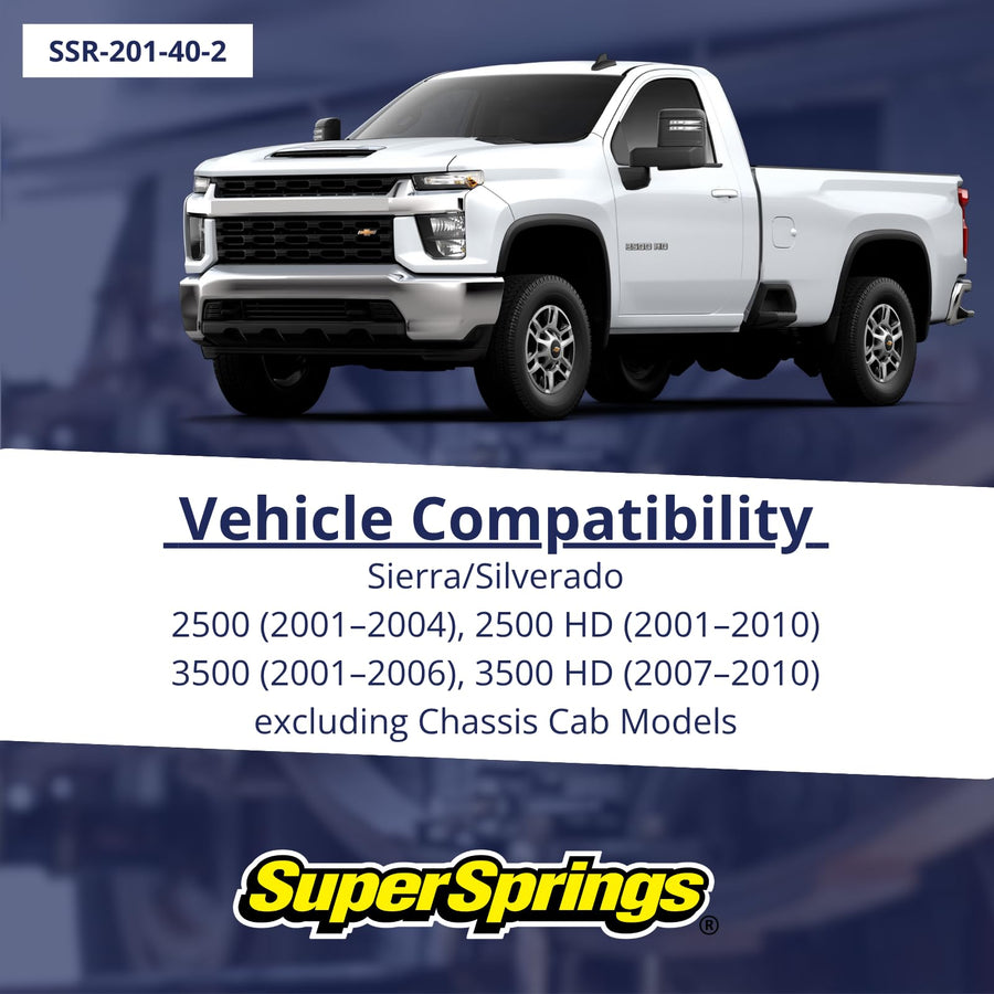 SumoSprings Rear for Chevrolet Silverado 2500|3500, GMC Sierra 2500|3500 SSR-201-40-2