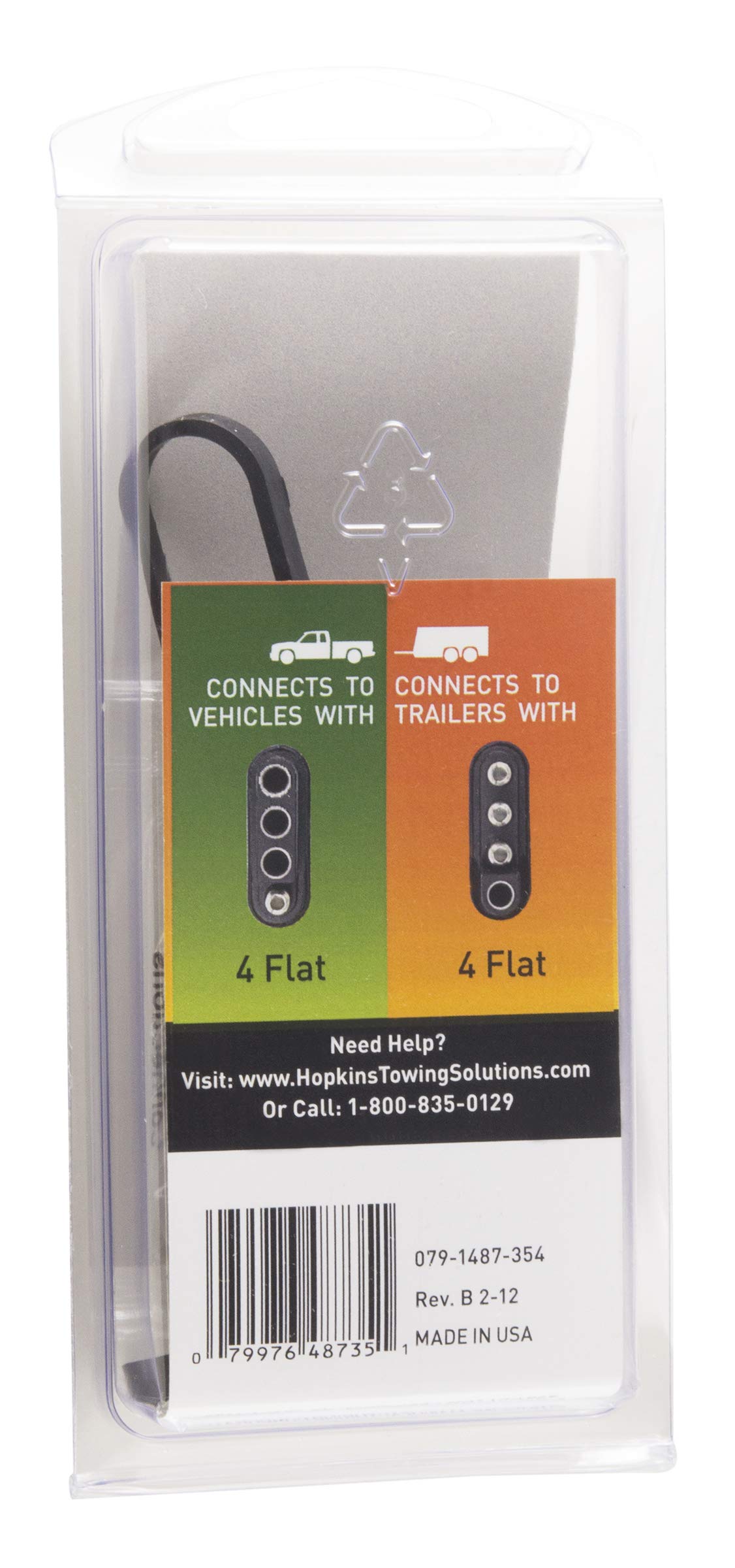 4 Wire Flat Hopkins Weatherproof Replacement Dust Covers 48735