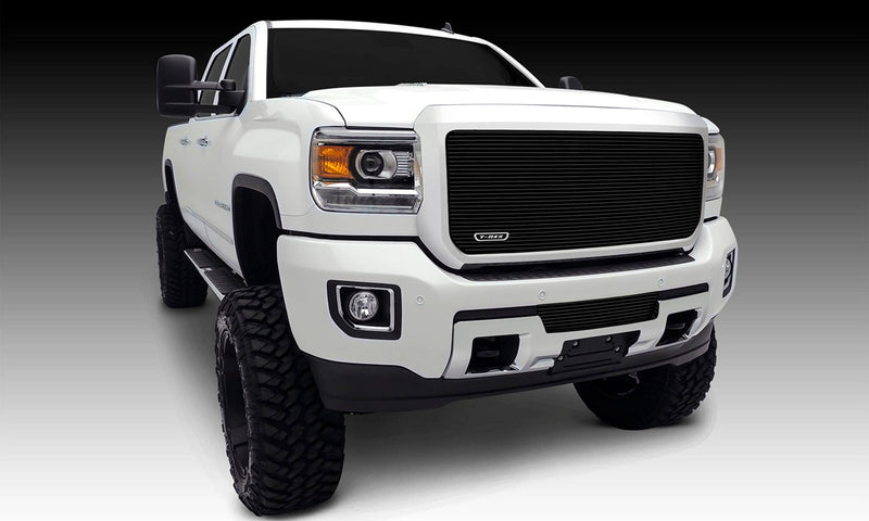 2015-2019 Sierra HD T-Rex Grilles Billet Grille, Black, 1 Pc, Insert - PN #20211B