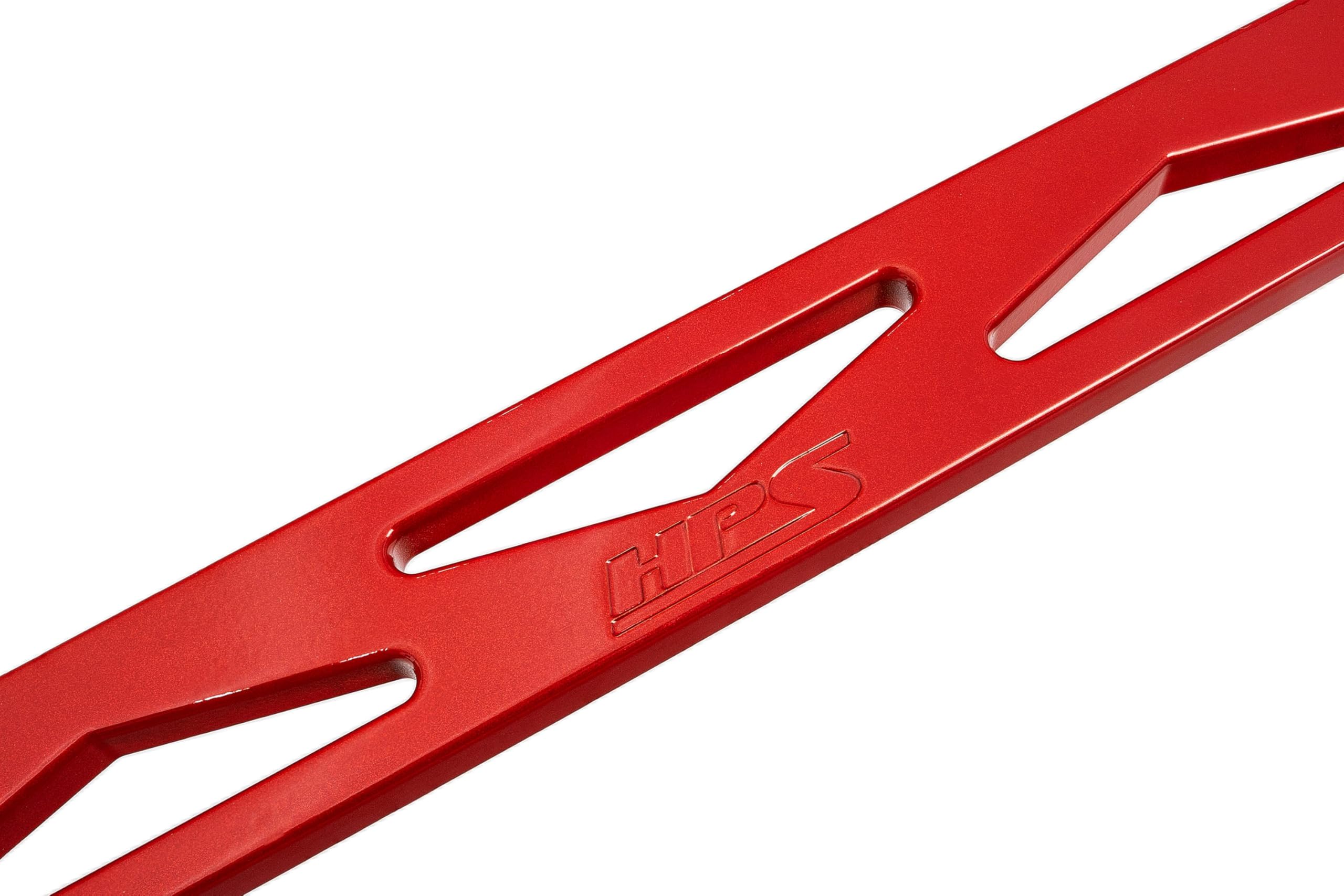 HPS Front Strut Bar Red Tower Brace Compatible for 2022-2024 Subaru WRX 2.4L Turbo, 42-118R