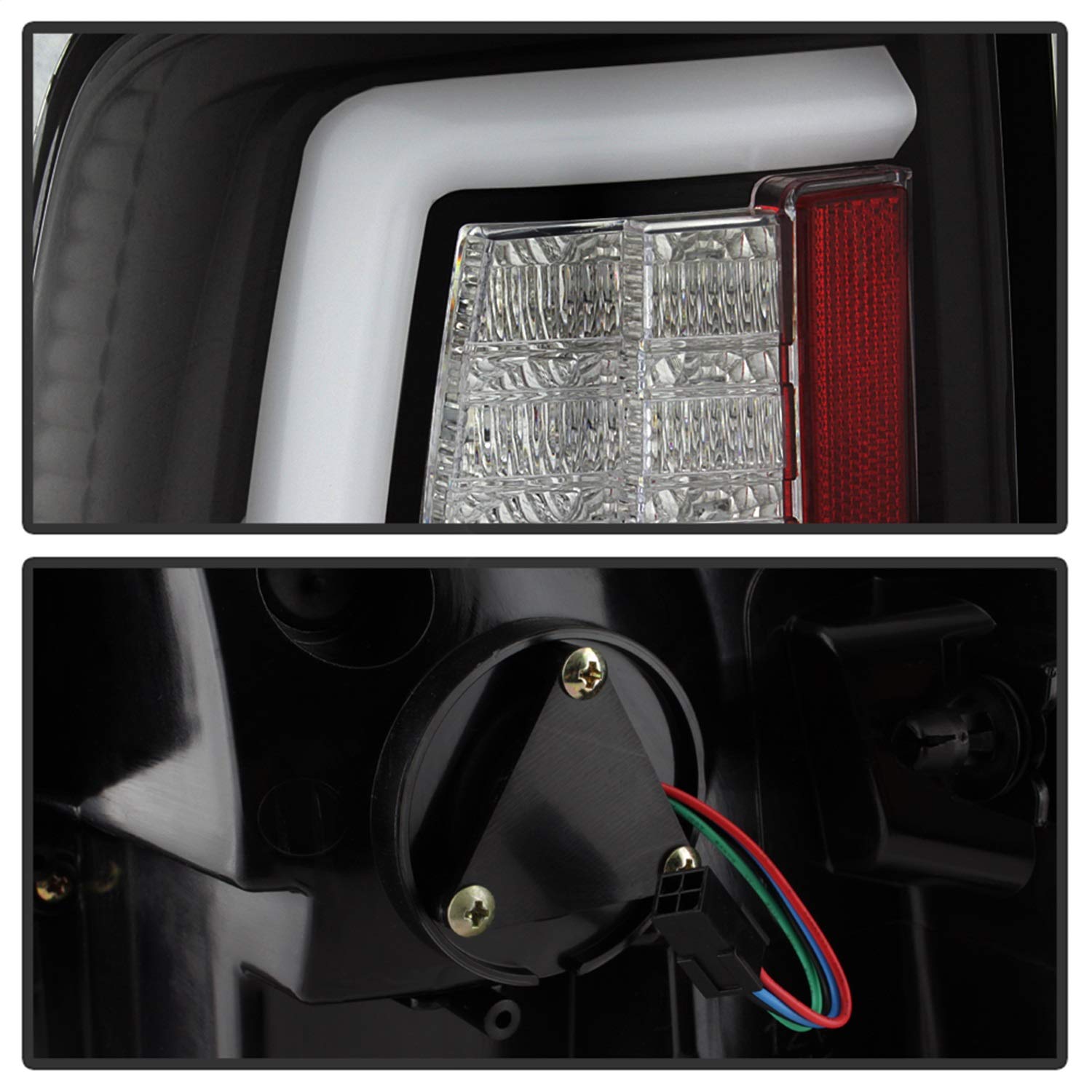 Dodge Ram 1500 13-18 / Ram 2500/3500 13-18 Spyder 5084057 LED Tail Lights - LED Model only (Not Compatible With Incandescent Model) - Black