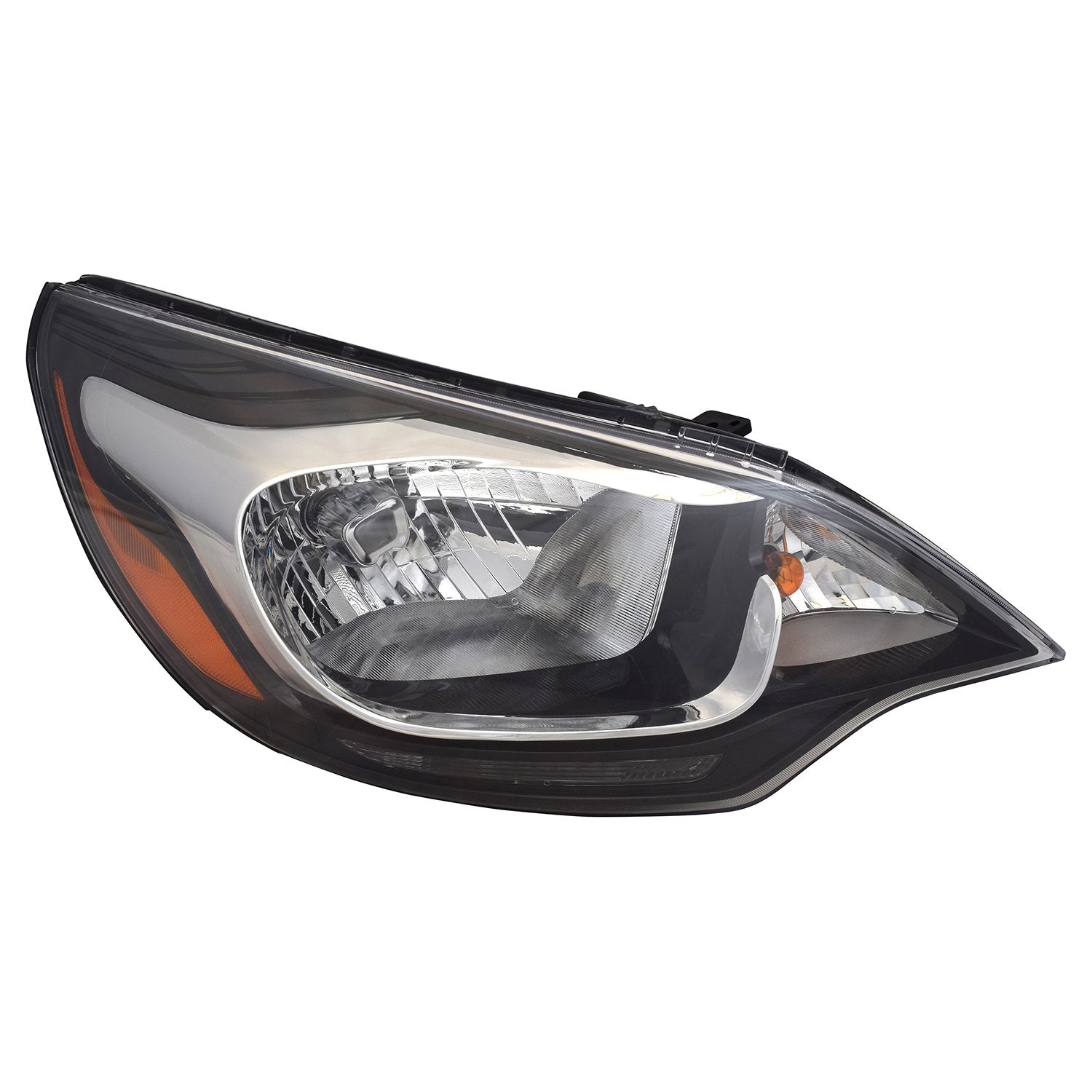 Right TYC Headlight Assembly Compatible with 2012-2017 Kia RIO