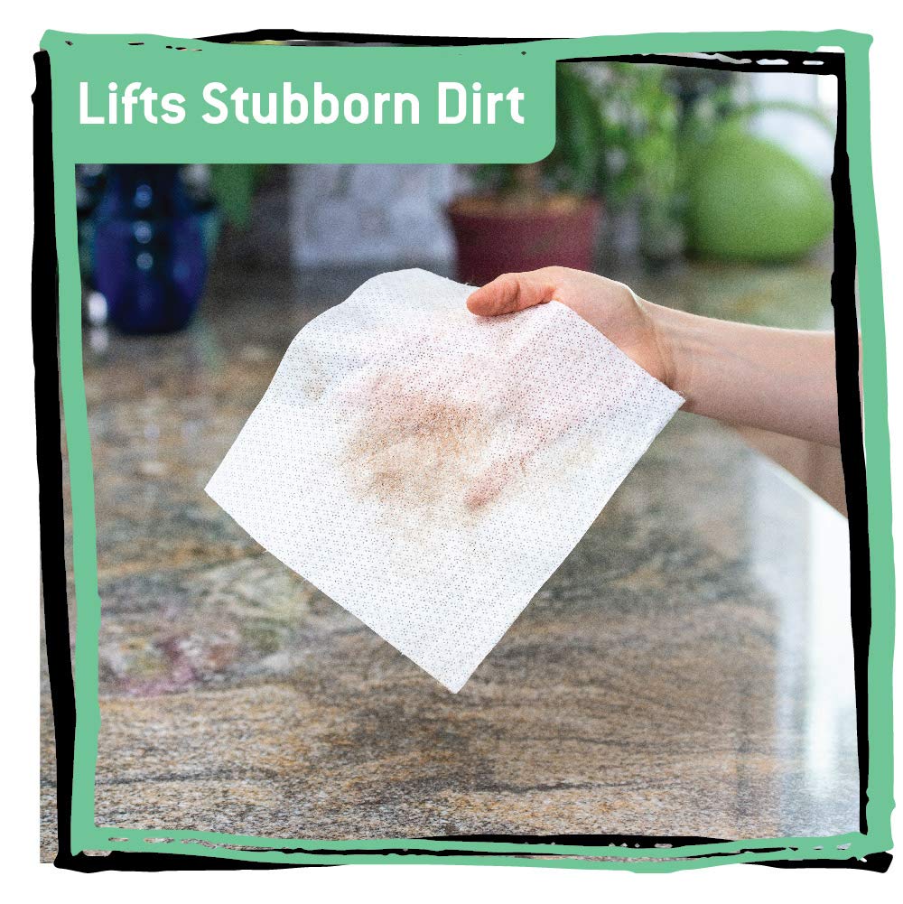 Granite & Marble Cleaning Wipes Tub O' Towels – Polish & Protect Stone Surfaces, 40-Count Pack – Safe for Granite, Marble, Quartz Countertop – Streak-Free Shine, USA Made, Eco-Friendly