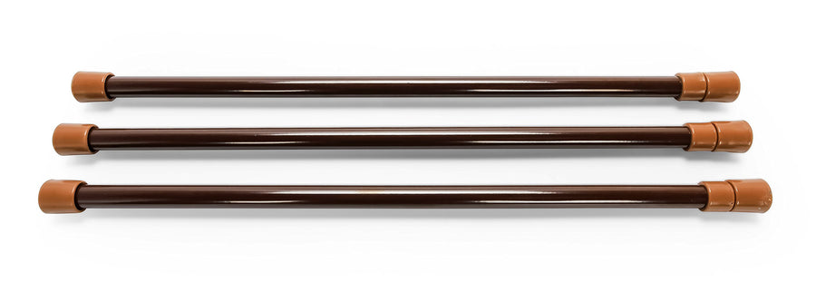 Brown Camco Refrigerator Bar - 16" to 28" - 3 Pack (44056)