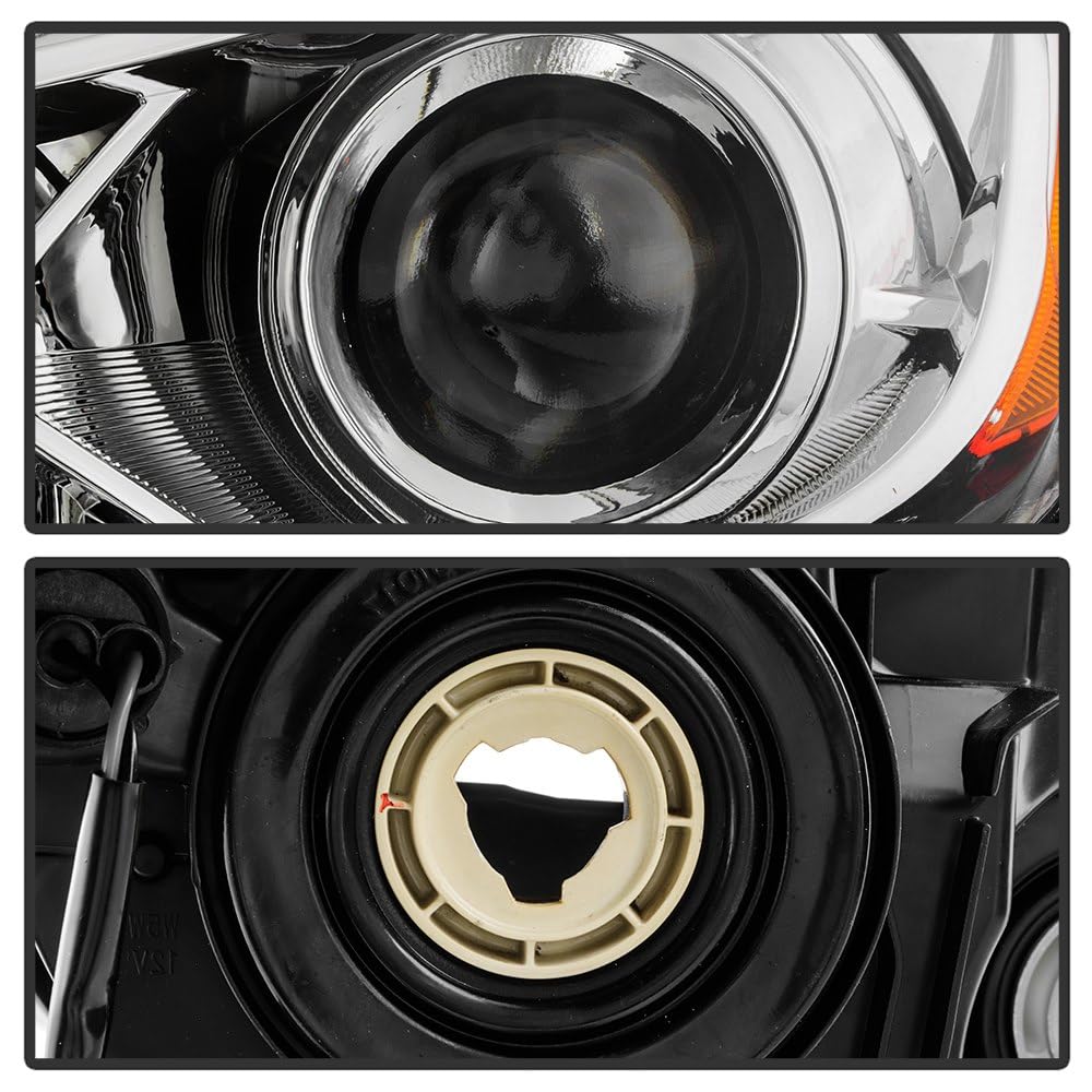 Nissan Altima 16-18 Spyder (OE) Halogen Headlights - OE Set Chrome 4Dr