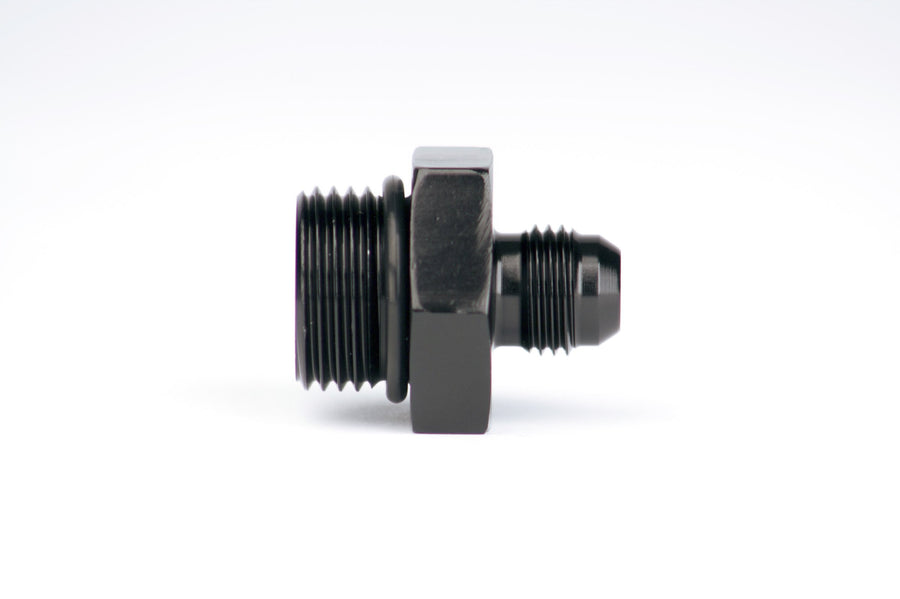 AN-10 O-ring Boss/AN-06 Male Flare Reducer Fitting, Aeromotive 15609 Blue