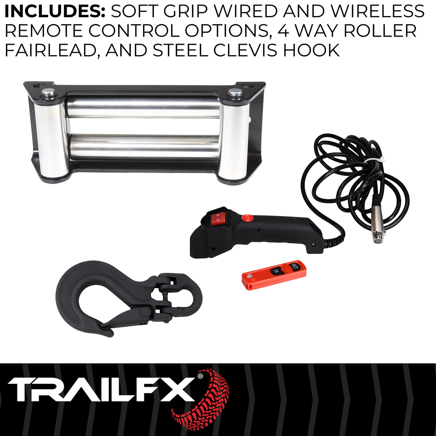 Reflex 2.0 Trailfx WR295B Winch 9.5k Wire