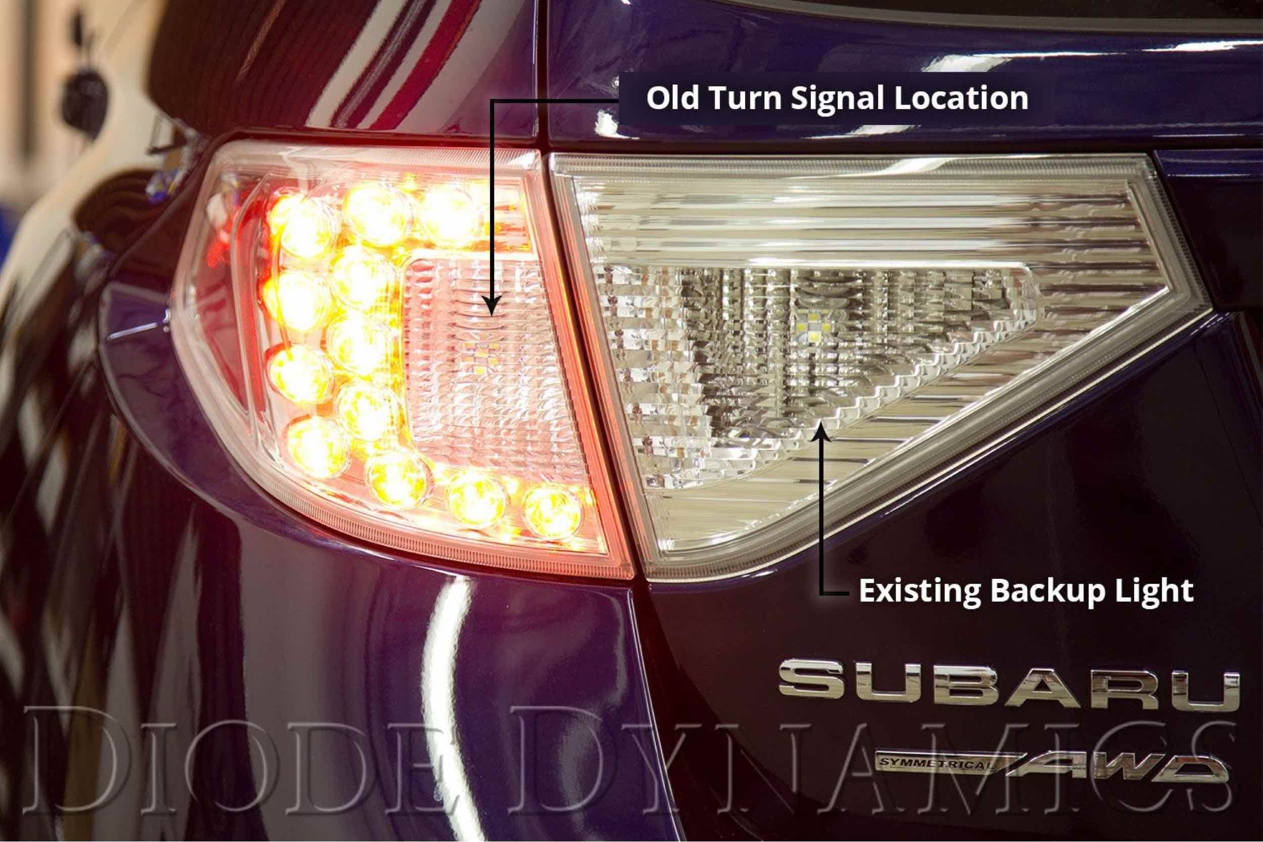 Tail as Turn 2008-2014 Subaru WRX/STi Hatchback Diode Dynamics